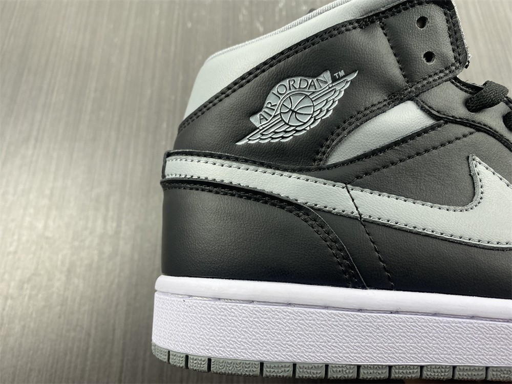 Air Jordan 1 Mid WMNS "Black/Grey" BQ6472-007