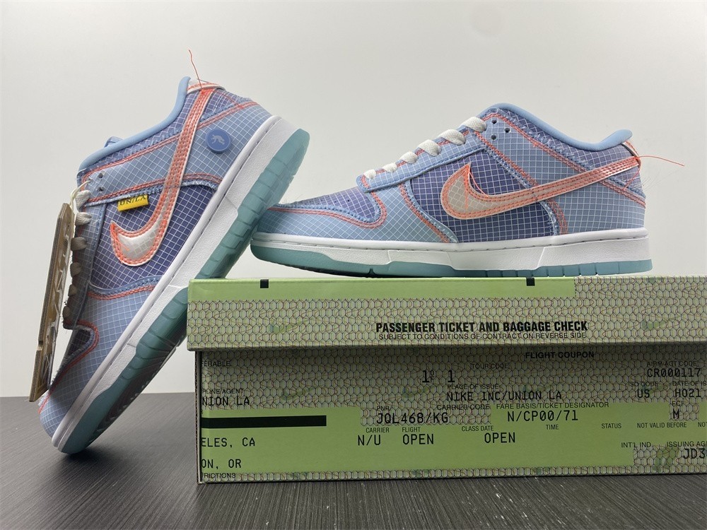 Union x Nike Dunk Low Blue DJ9649-400