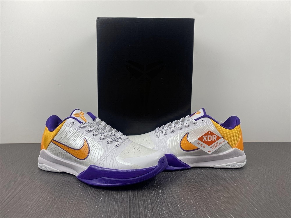 Nike Zoom Kobe 5 X LA Lakers Home 386430-102