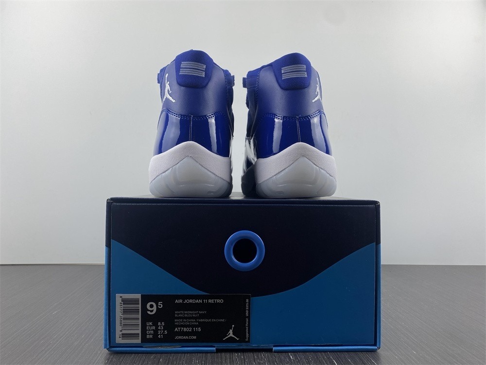 Air Jordan 11 retro high Midnight NAVY white AT7802-115