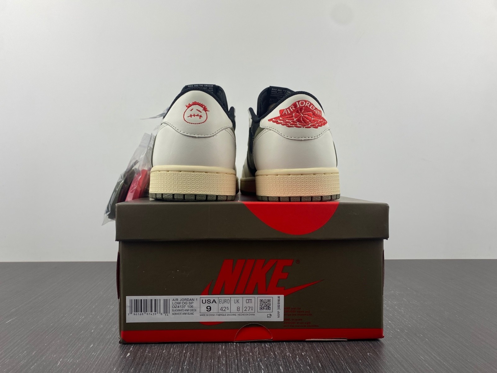 Travis Scott x Air Jordan 1 Low OG Olive DZ4137-106