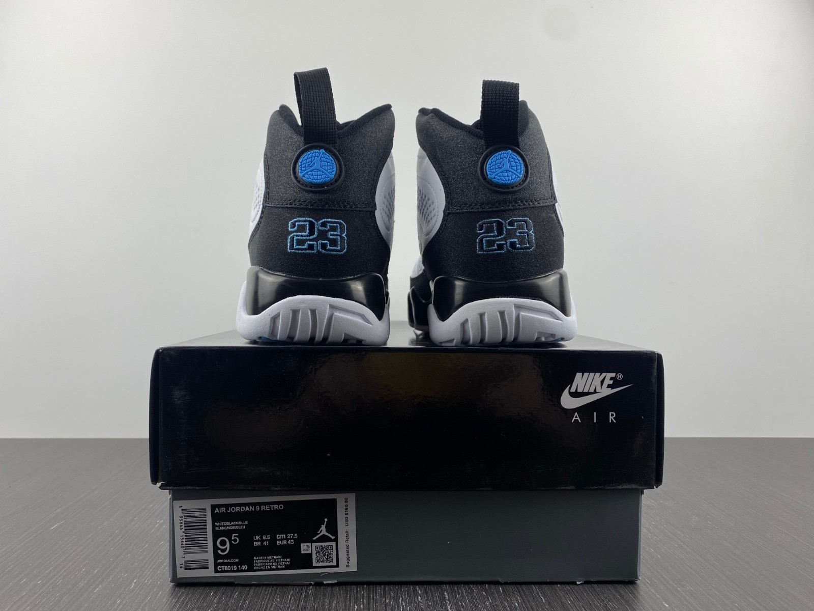 Air Jordan 9 Retro University Blue - CT8019-140