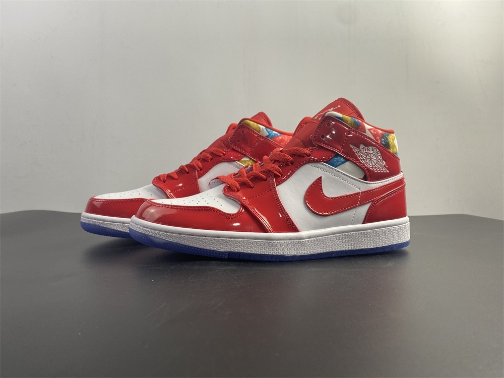 Air Jordan 1 Mid Red Patent DC7294-600
