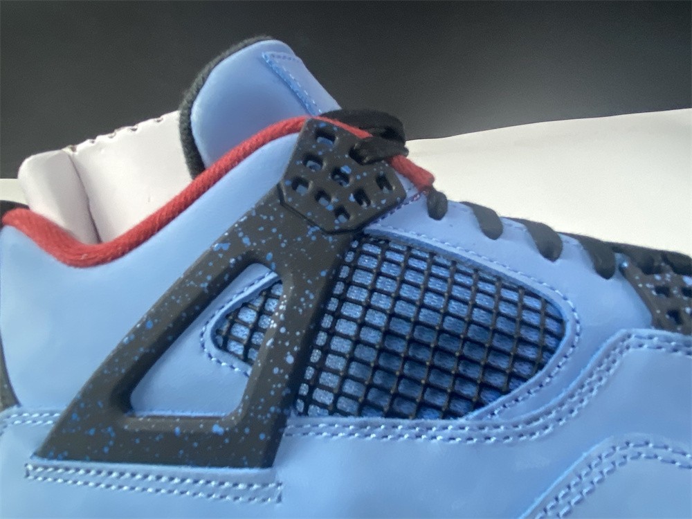 Travis Scott x Air Jordan 4 “Houston Oilers” University Blue 308497-406