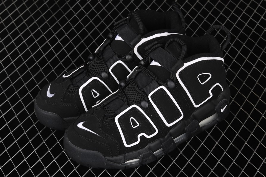 Nike Air More Uptempo Black White 414962-002