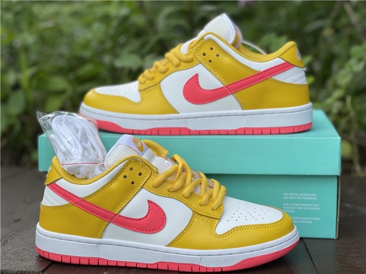 Nike Dunk Low "Samba" White/Yellow-Pink BQ6817-802