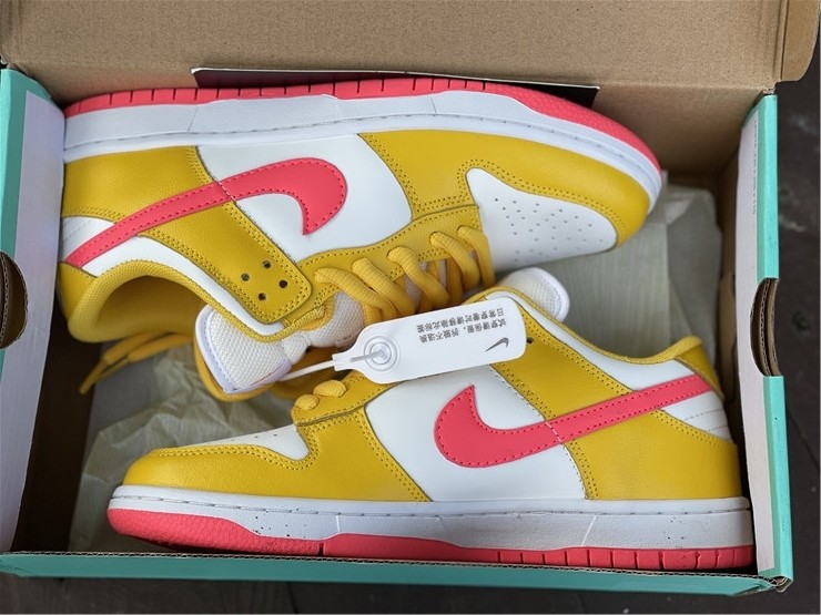 Nike Dunk Low "Samba" White/Yellow-Pink BQ6817-802