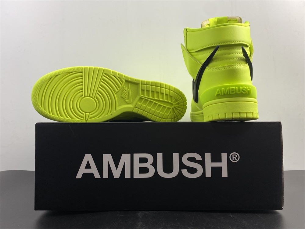 Nike Dunk High AMBUSH Flash Lime - CU7544-300