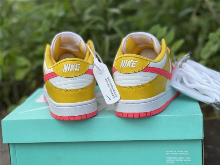 Nike Dunk Low "Samba" White/Yellow-Pink BQ6817-802