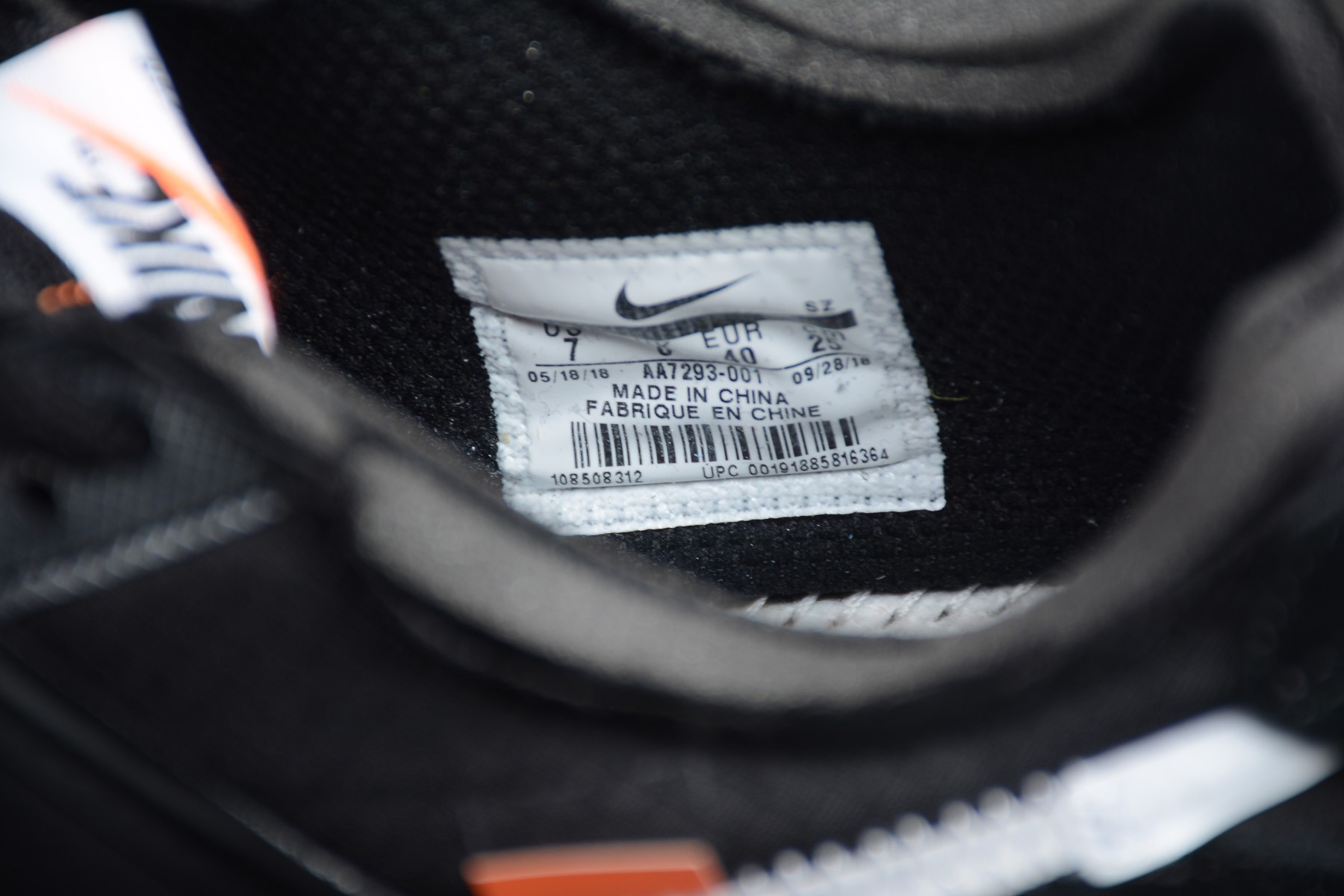 Off-White Nike Air Max 90 Black AA7293-001
