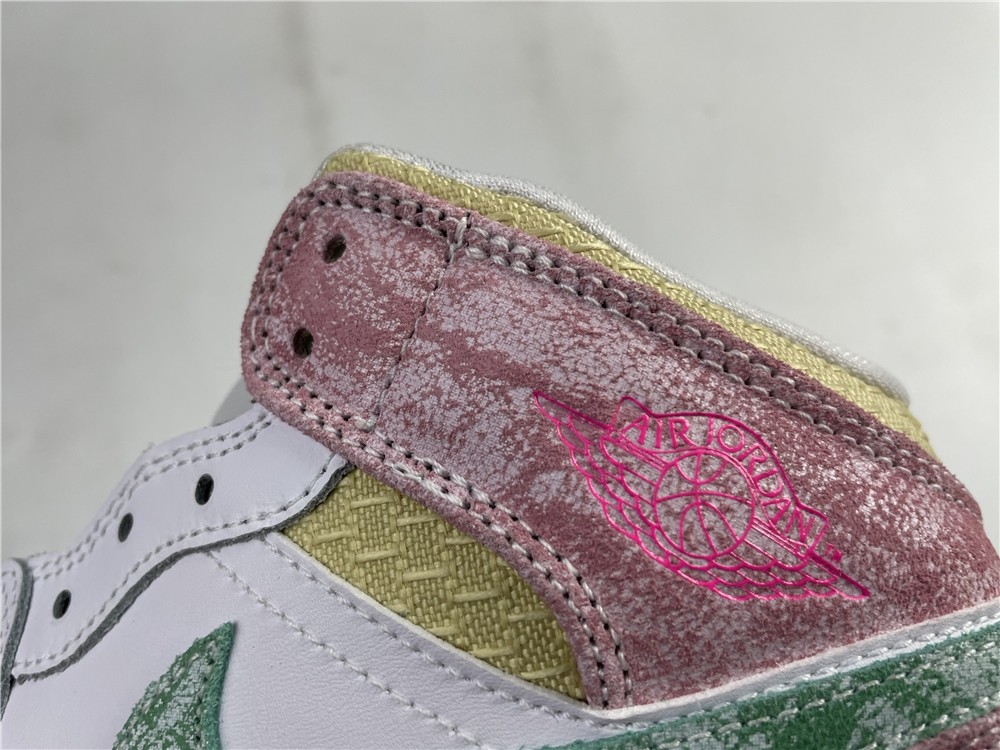 Air Jordan 1 Mid Paint Drip (GS) DD1666-100