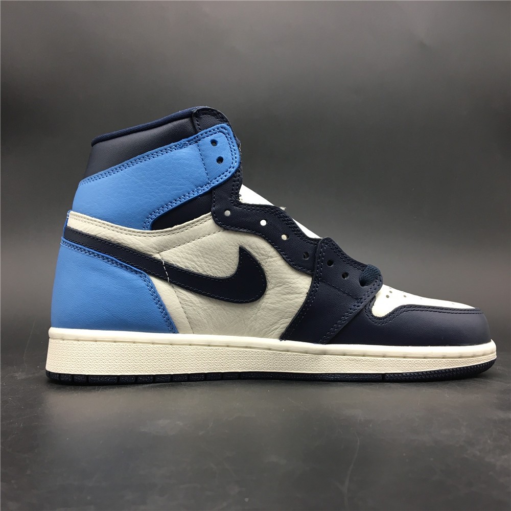 Air Jordan 1 Obsidian University Blue 555088-140