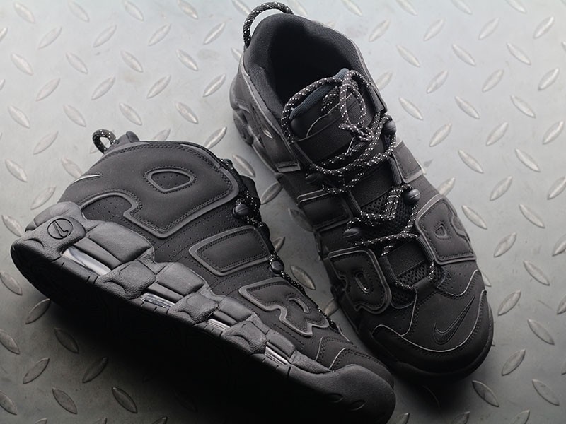 Nike Air More Uptempo Triple Black 414962-004