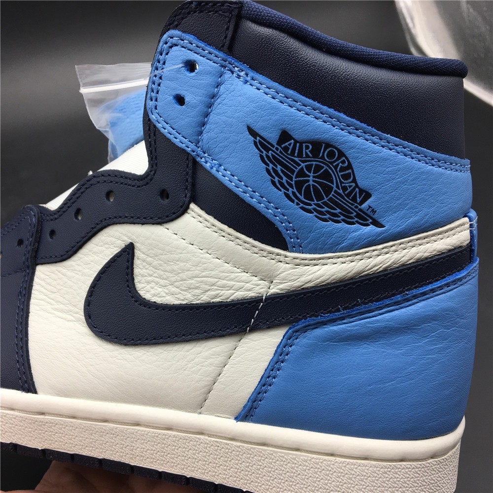 Air Jordan 1 Obsidian University Blue 555088-140