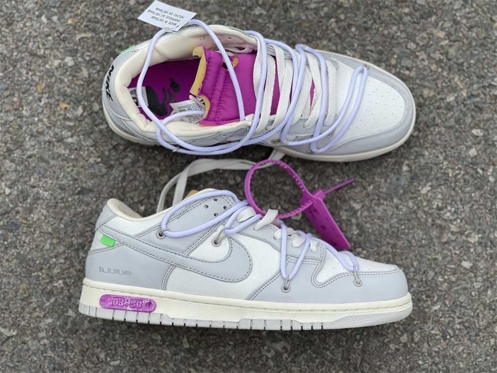 OFF-WHITE x Futura x Nike Dunk Low DM1602-118