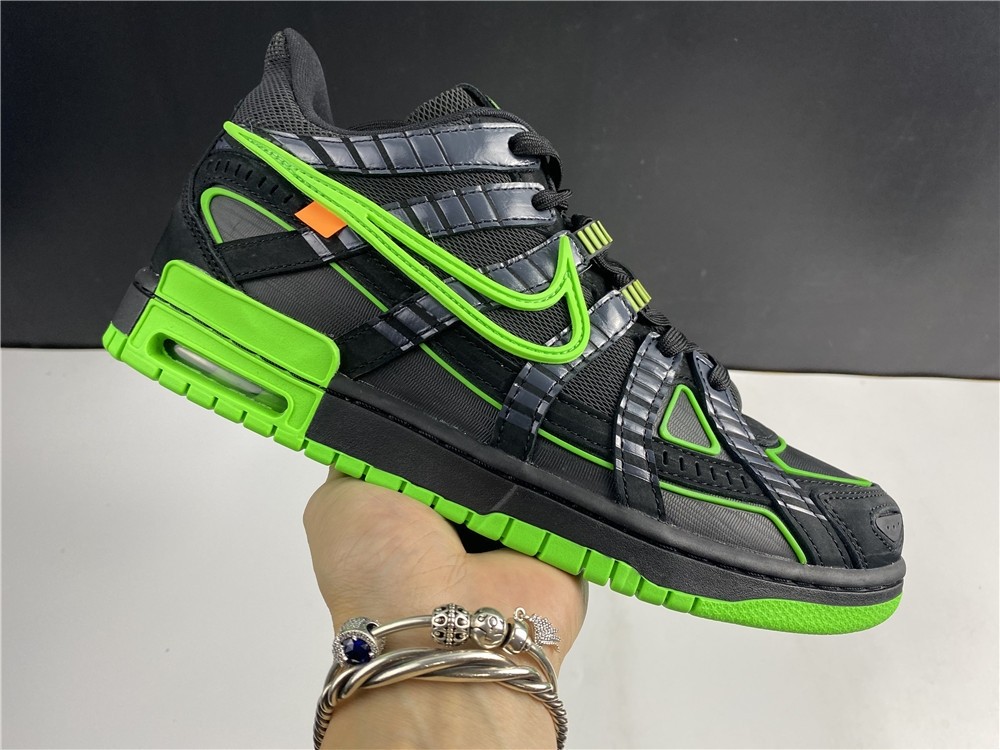 OFF-WHITE x Nike Air Rubber Dunk “Green Strike” CU6015-001