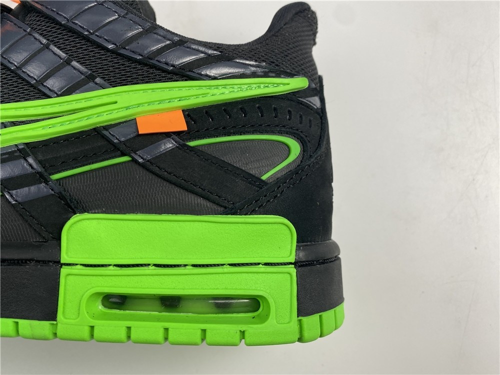 OFF-WHITE x Nike Air Rubber Dunk “Green Strike” CU6015-001