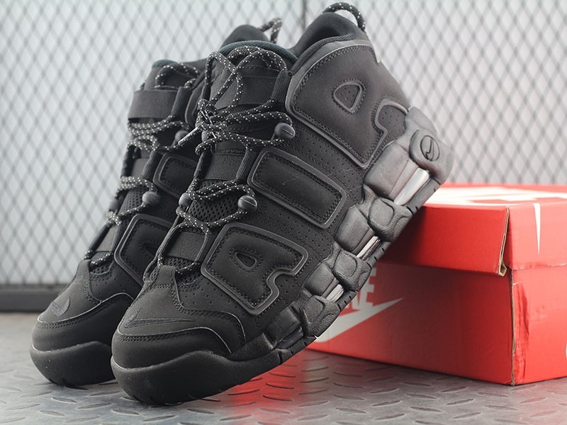 Nike Air More Uptempo Triple Black 414962-004