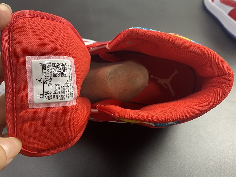 Air Jordan 1 Mid Red Patent DC7294-600