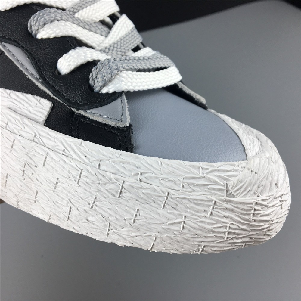 Sacai x Blazer Mid Black Grey BV0072-002
