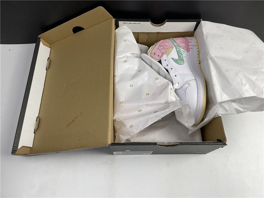 Air Jordan 1 Mid Paint Drip (GS) DD1666-100