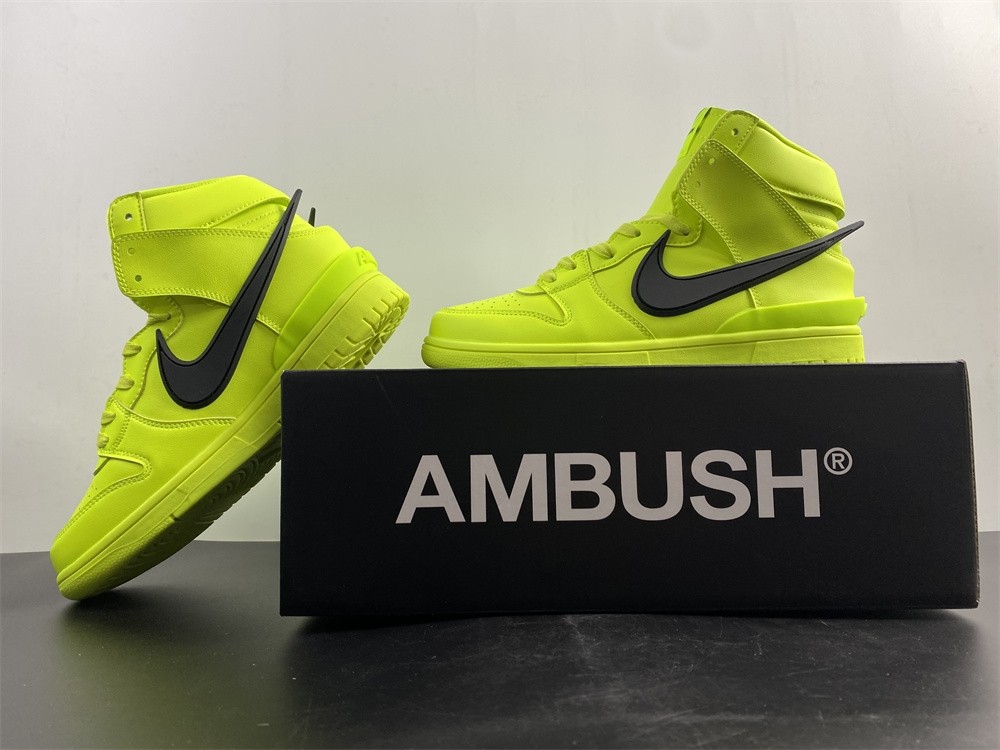 Nike Dunk High AMBUSH Flash Lime - CU7544-300