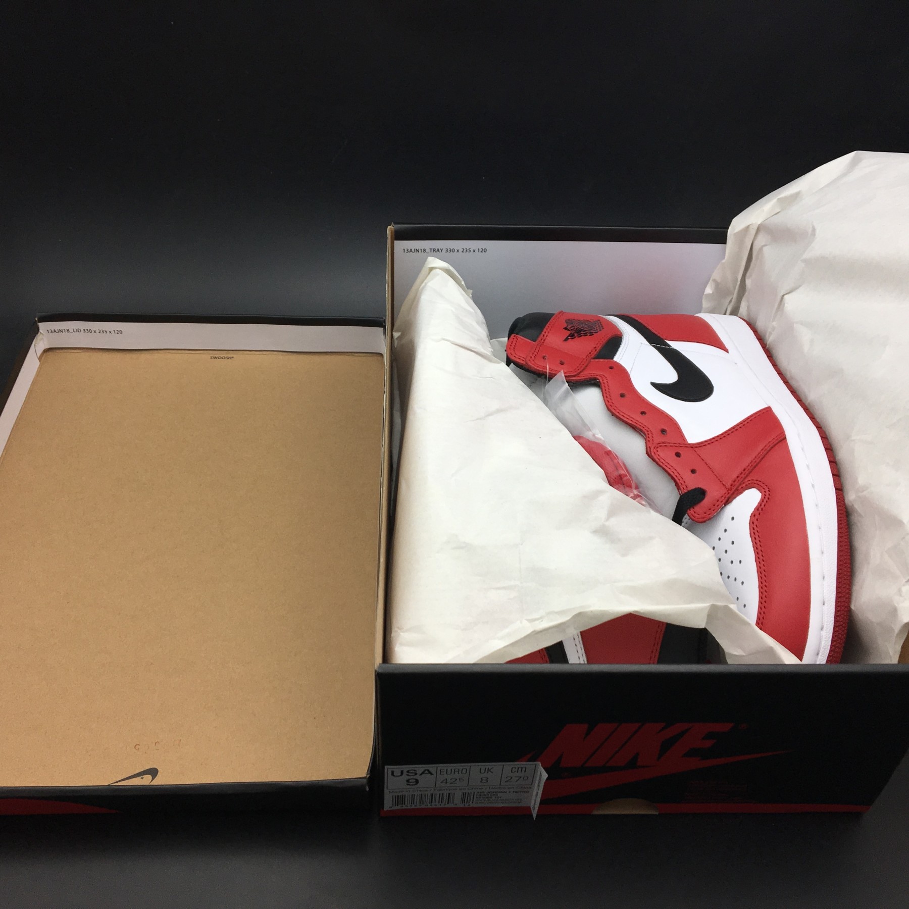 Air Jordan 1 Retro High OG Chicago Red 555088-101