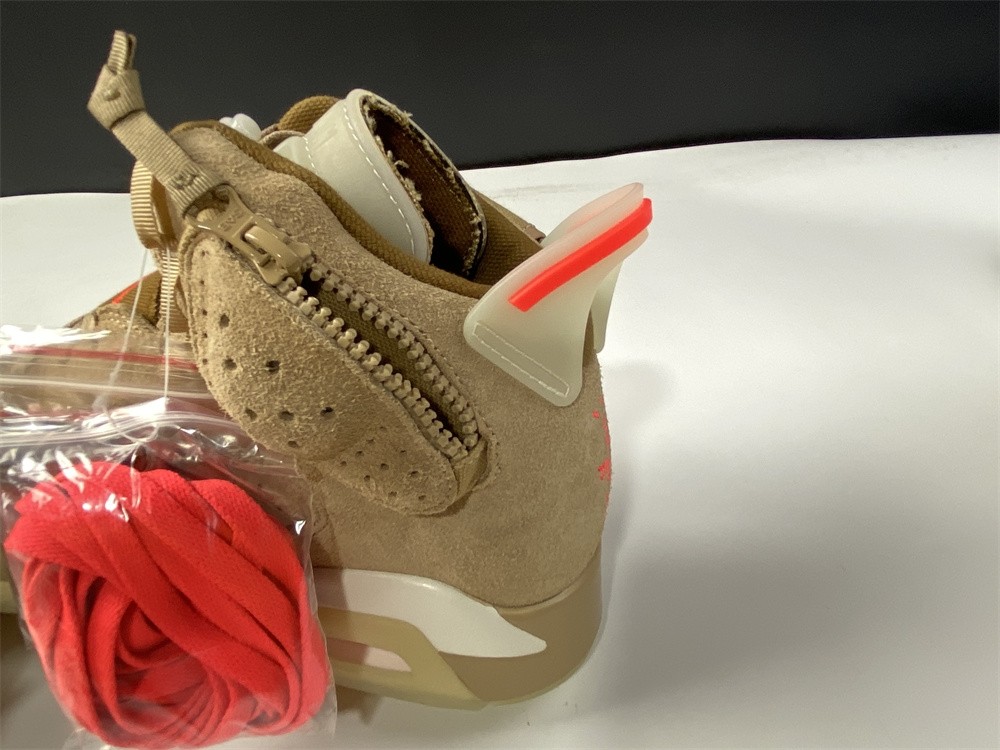 Travis Scott x Air Jordan 6 SP British Khaki / Bright Crimson-Sail DH0690-200