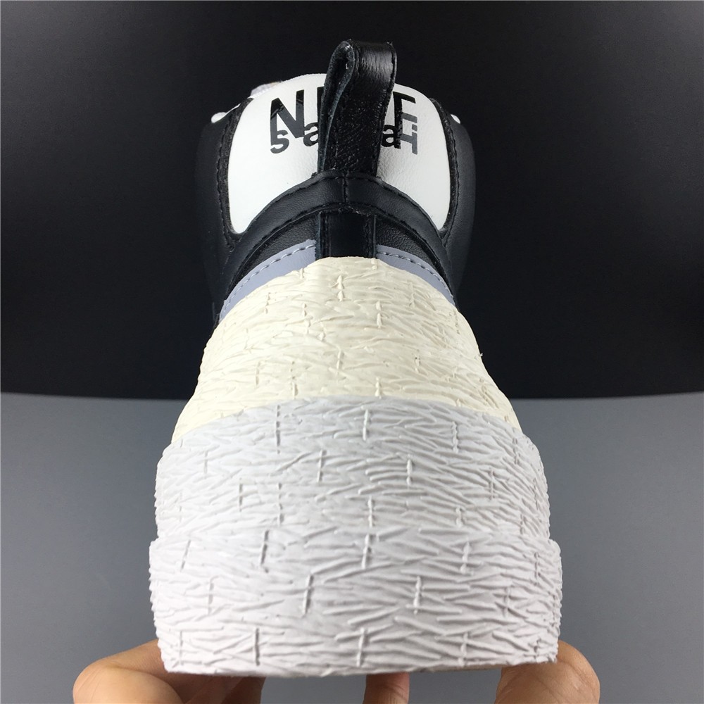 Sacai x Blazer Mid Black Grey BV0072-002