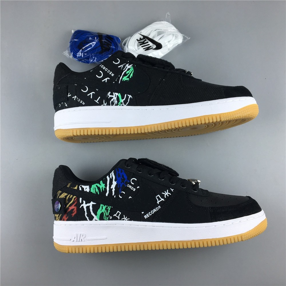 Travis Scott x Nike Air Force 1 Astroworld Black CN2405 901