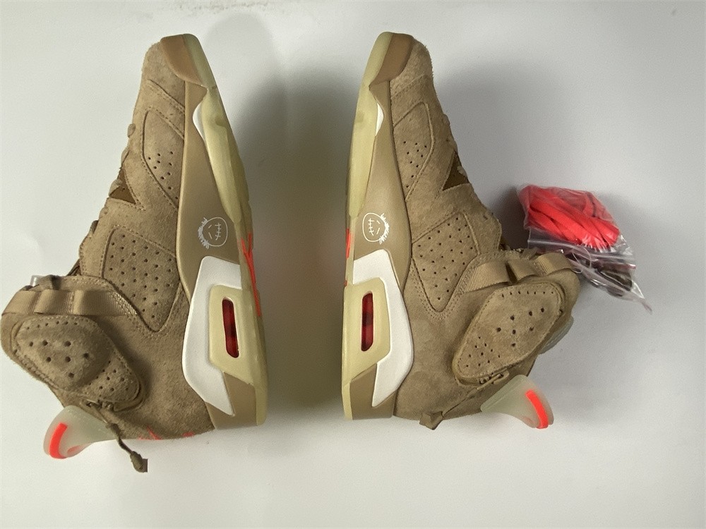 Travis Scott x Air Jordan 6 SP British Khaki / Bright Crimson-Sail DH0690-200