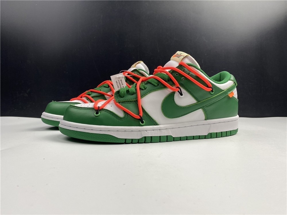 OFF-WHITE x Nike Dunk Low  green white CT0856-700
