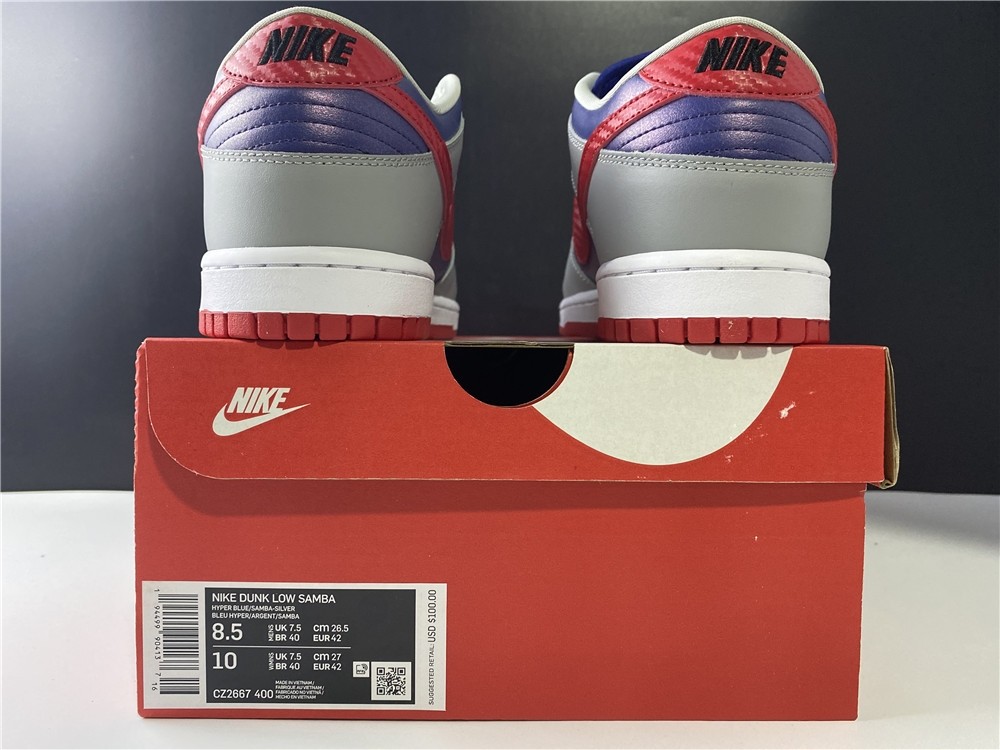 Nike Dunk Low “Samba” 5K CZ2667-400