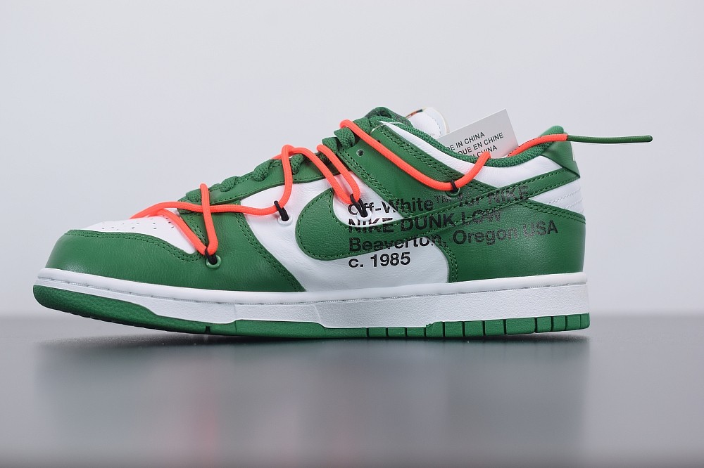 OFF-WHITE x Nike Dunk Low  green white CT0856-100