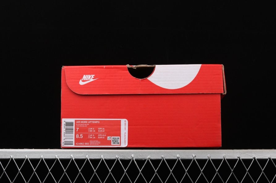 Nike Air More Uptempo Black White 414962-002