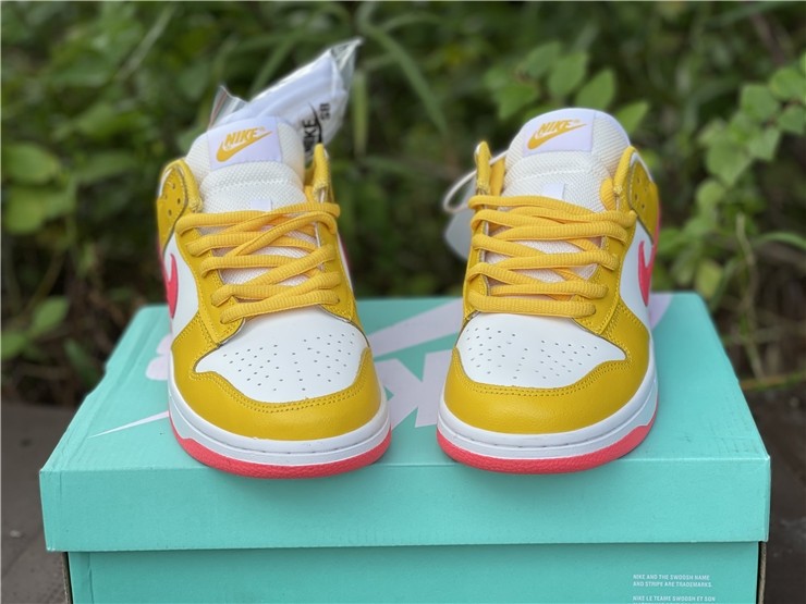 Nike Dunk Low "Samba" White/Yellow-Pink BQ6817-802
