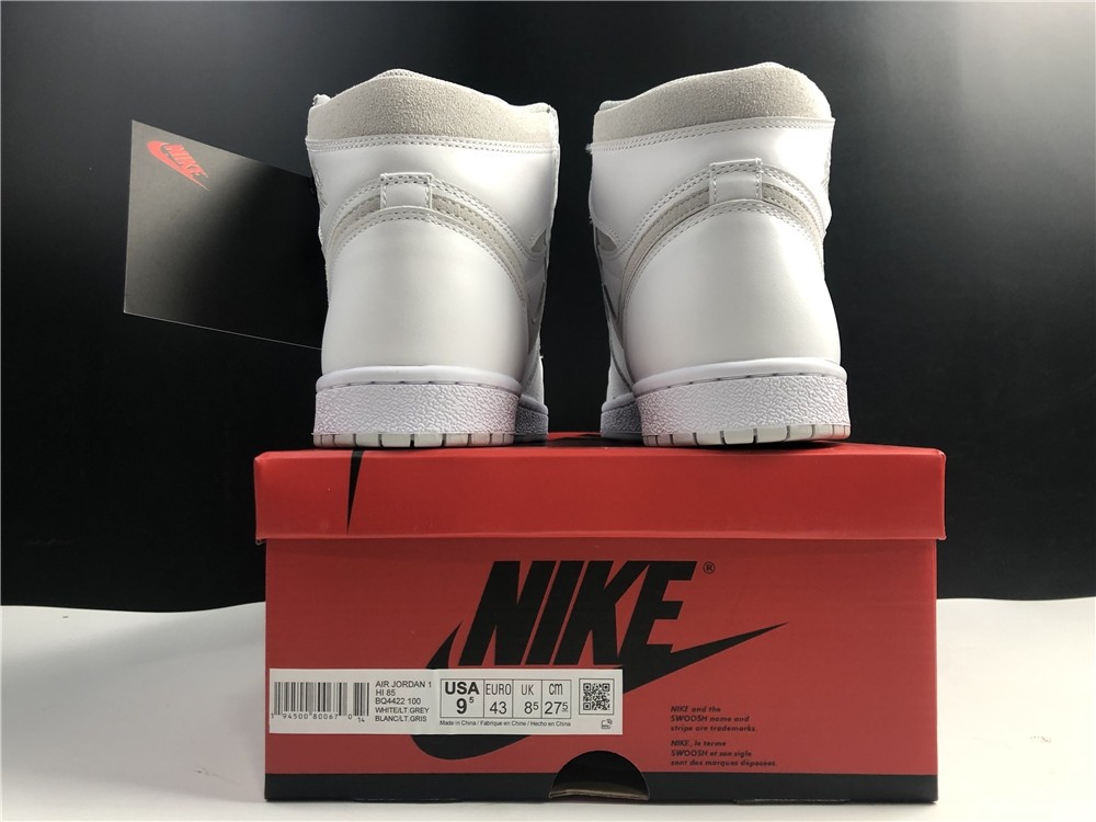 Air Jordan 1 High 85 “Neutral Grey” BQ4422-100