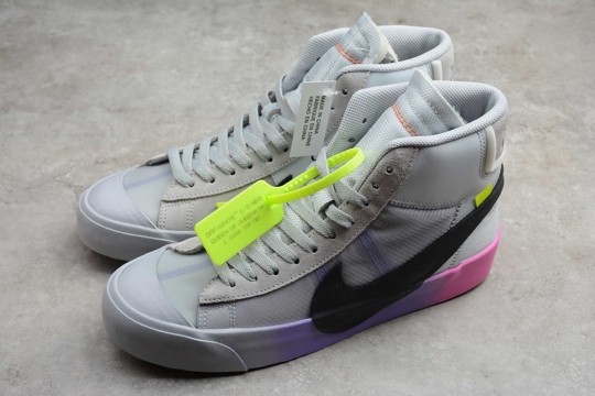 Nike Blazer Mid Off-White Wolf Grey Serena "Queen" AA3832-002