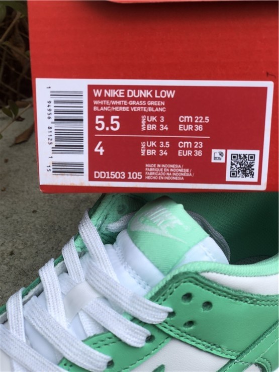 Nike Dunk Low “Green Glow” DD1503-105
