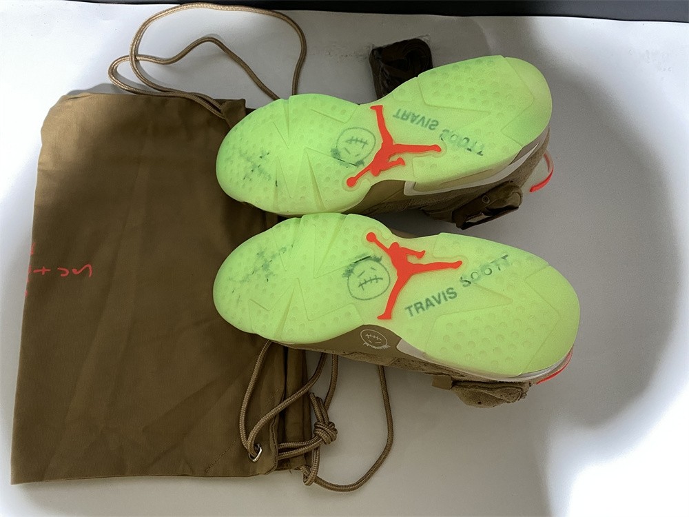 Travis Scott x Air Jordan 6 SP British Khaki / Bright Crimson-Sail DH0690-200