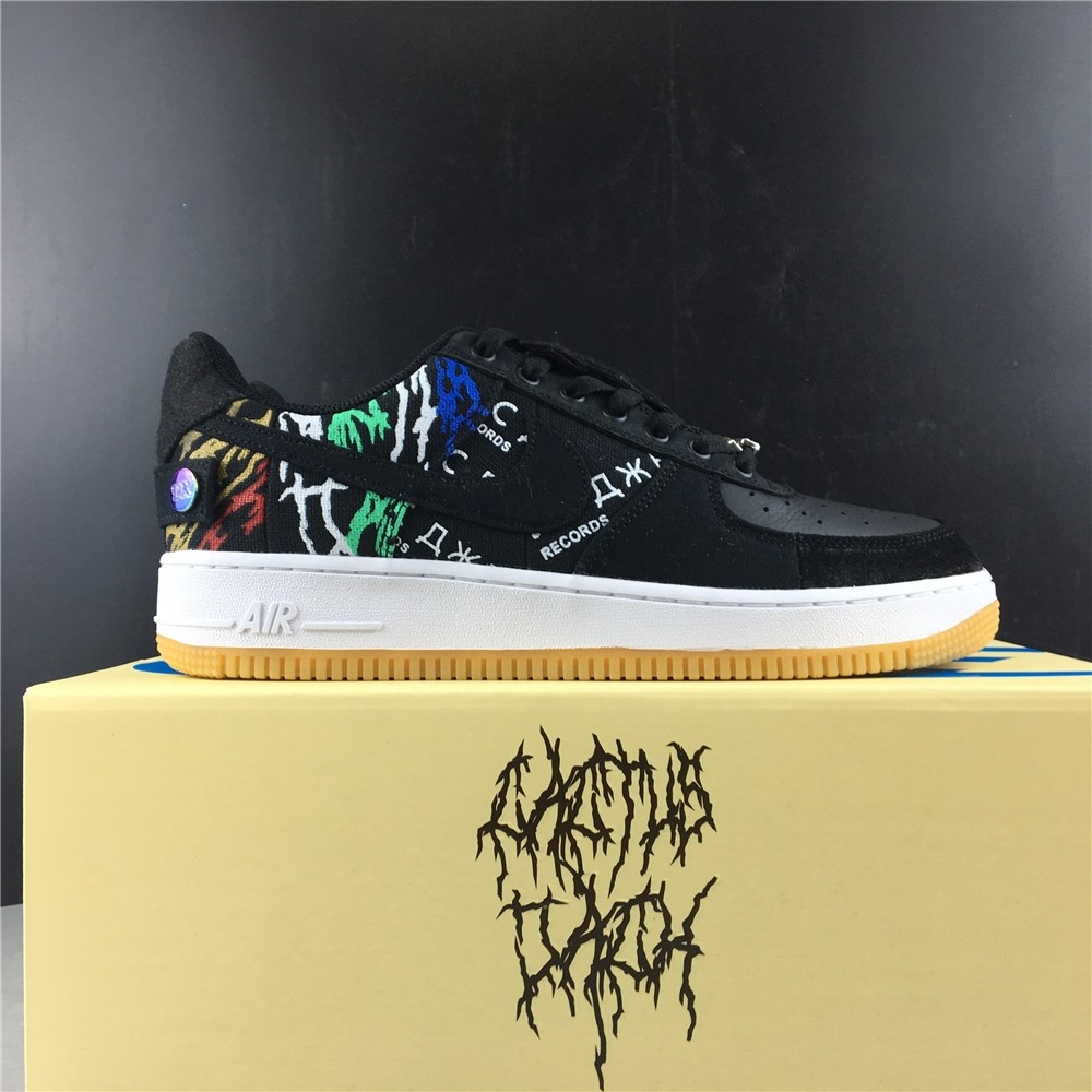 Travis Scott x Nike Air Force 1 Astroworld Black CN2405 901