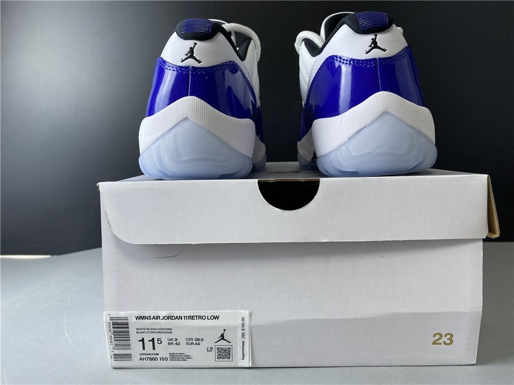 Air Jordan 11 Low WMNS “Concord” AH7860-100