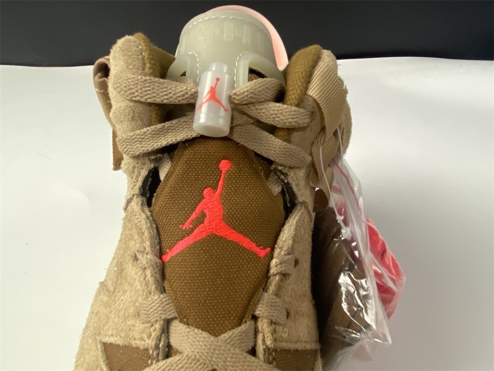 Travis Scott x Air Jordan 6 SP British Khaki / Bright Crimson-Sail DH0690-200