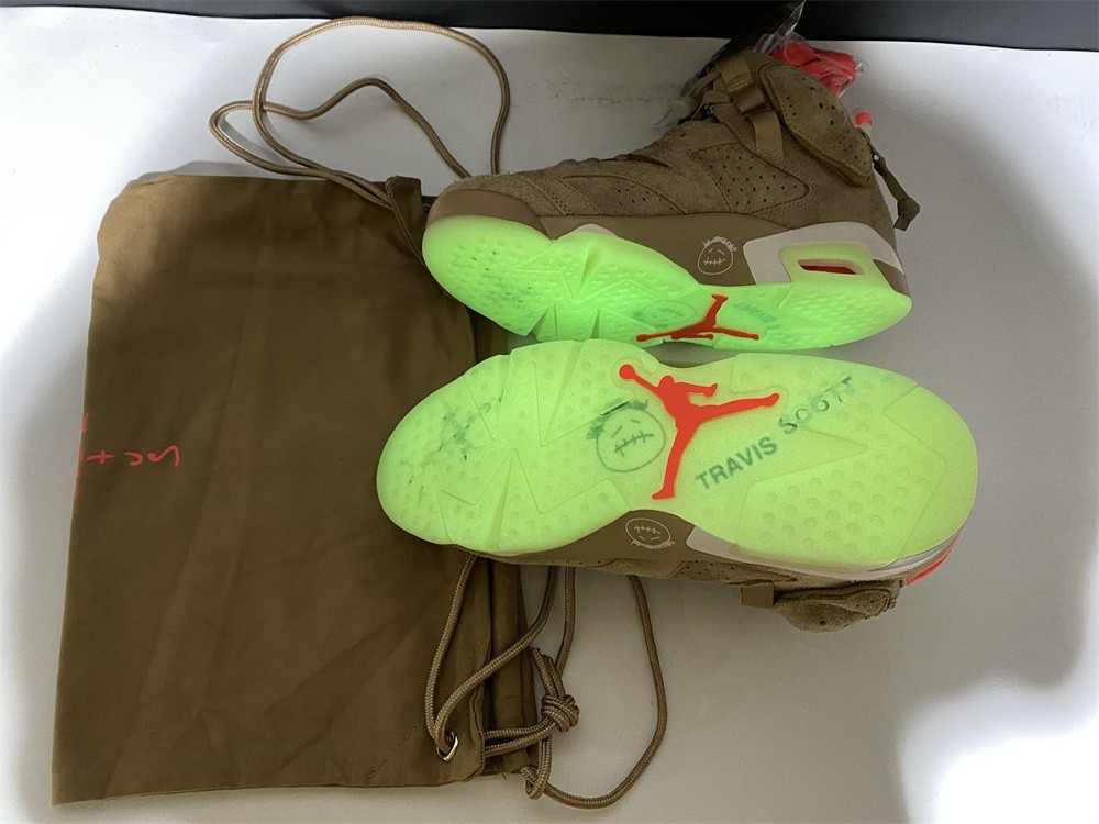 Travis Scott x Air Jordan 6 SP British Khaki / Bright Crimson-Sail DH0690-200
