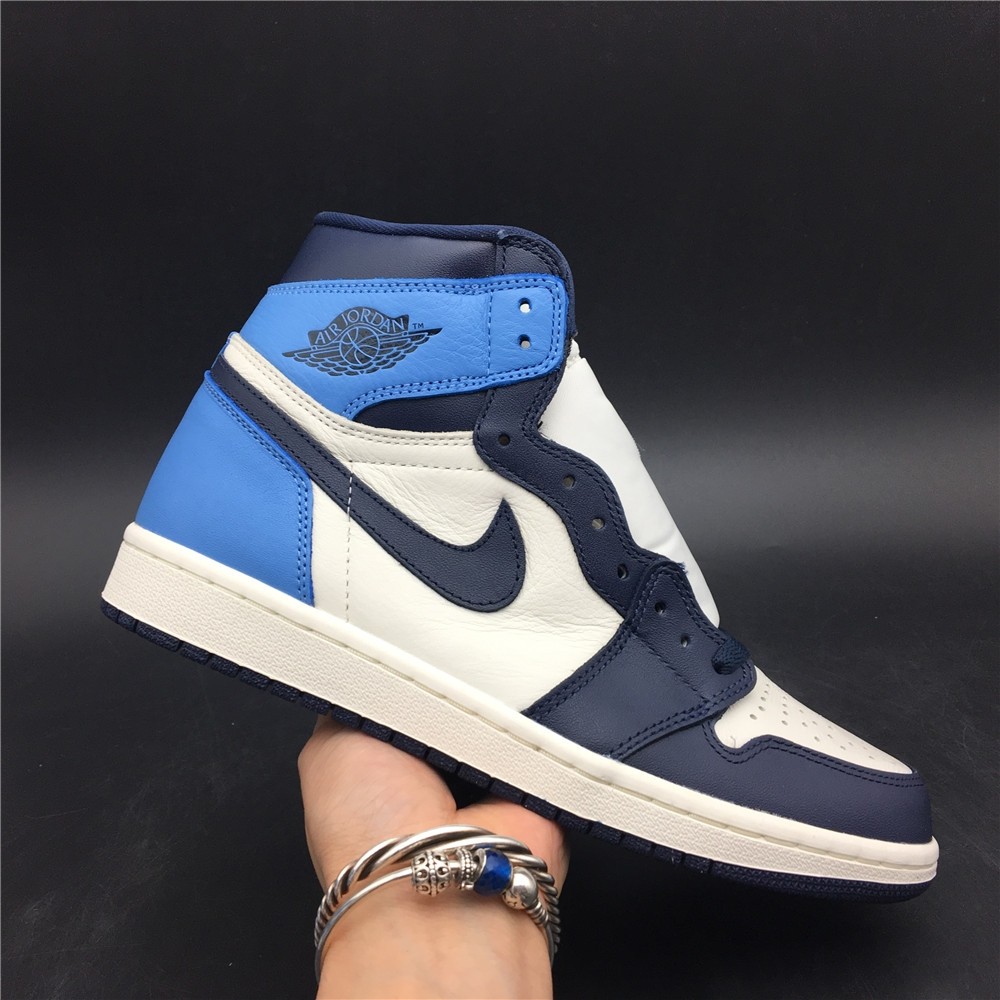 Air Jordan 1 Obsidian University Blue 555088-140