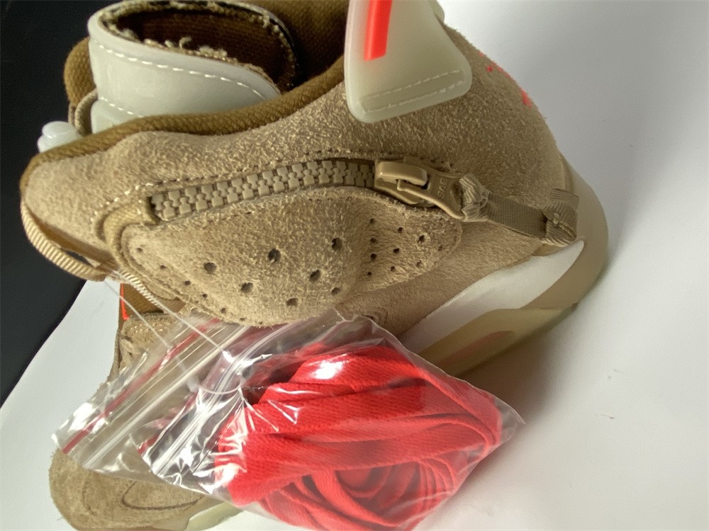 Travis Scott x Air Jordan 6 SP British Khaki / Bright Crimson-Sail DH0690-200