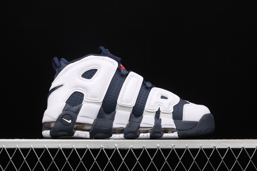 Nike Air More Uptempo “Olympic” White/Midnight Navy 414962-104