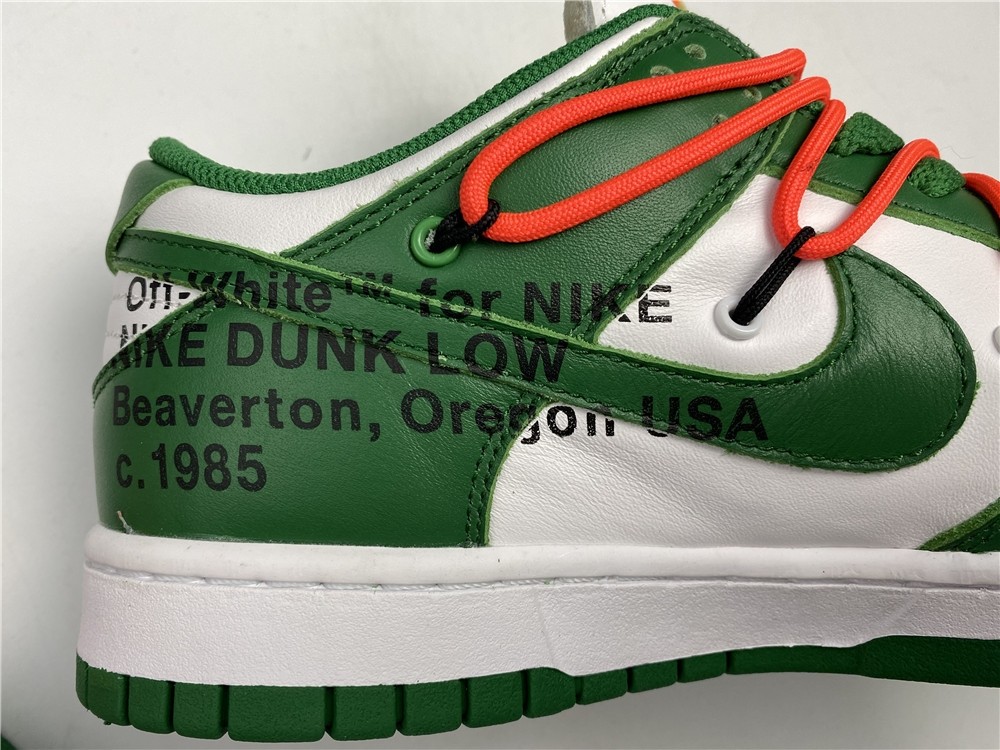 OFF-WHITE x Nike Dunk Low  green white CT0856-700