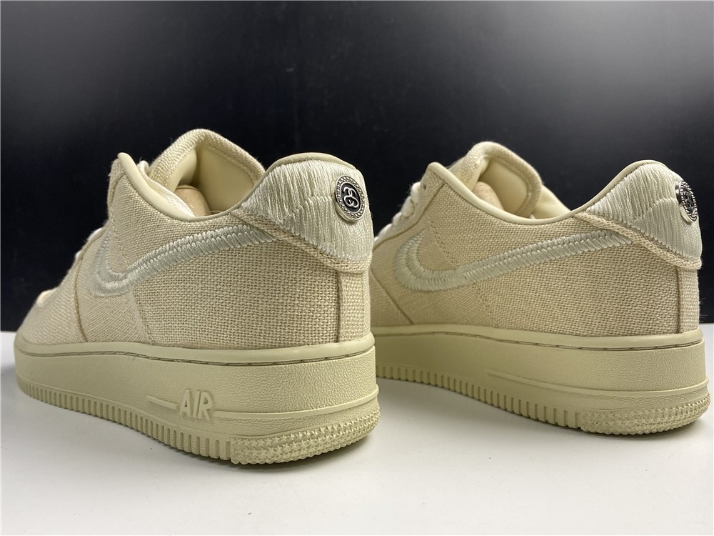 Stussy x Nike Air Force 1 Low “Fossil Stone” CZ9084-200