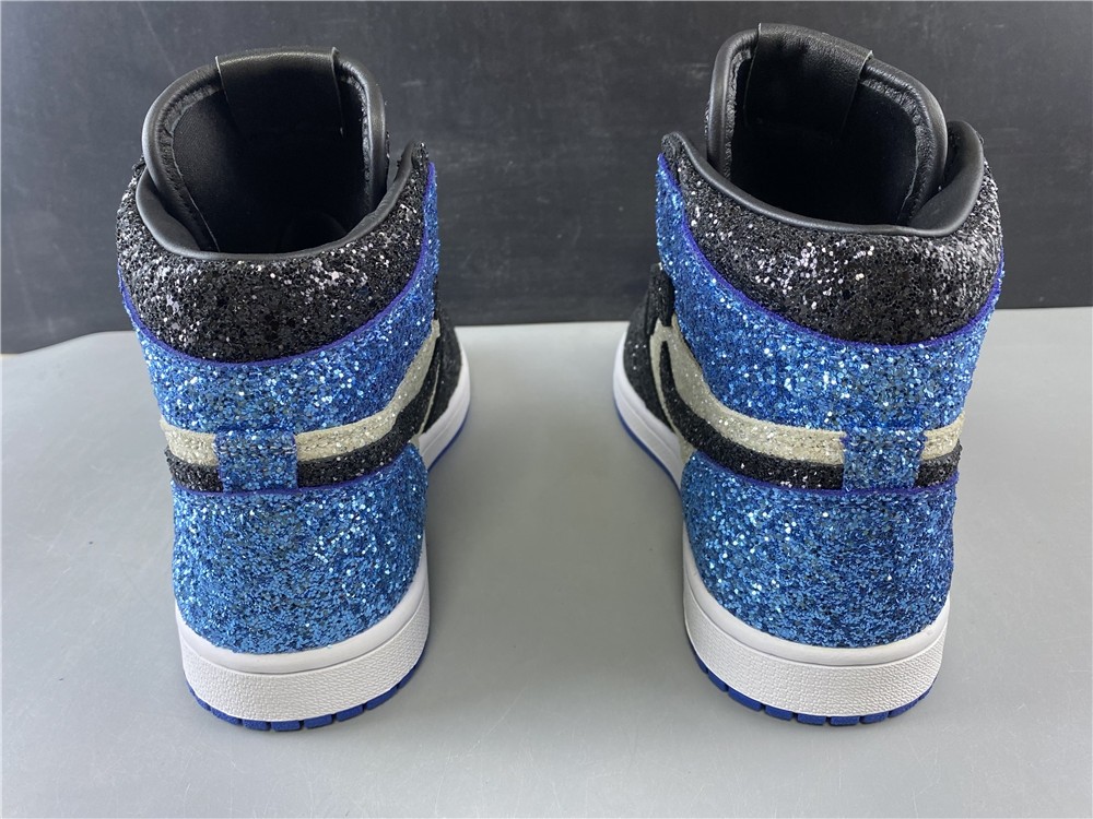 Fragment Design x Air Jordan 1 “Glitter” Shoes For Sale CK5566-400